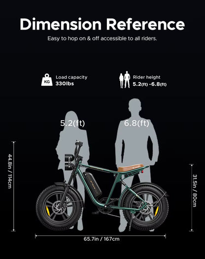 ENGWE M20 Electric Mountain Bicycle 48V13Ah 250W Fat Tires Moped Style Ebike EU US Warehouse Droppshipping Electric Bike